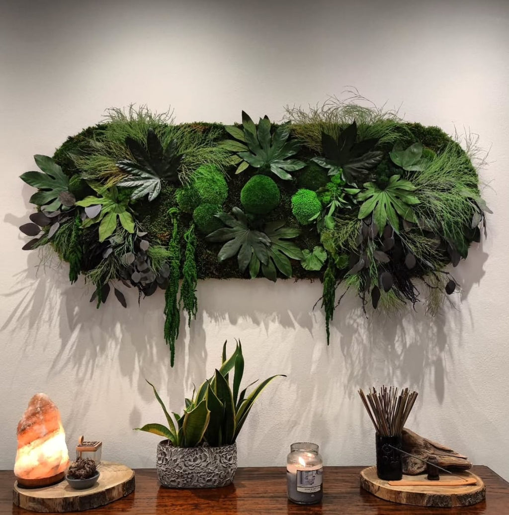 JUNGLE MOSS - quadro unico 150cm x 50cm