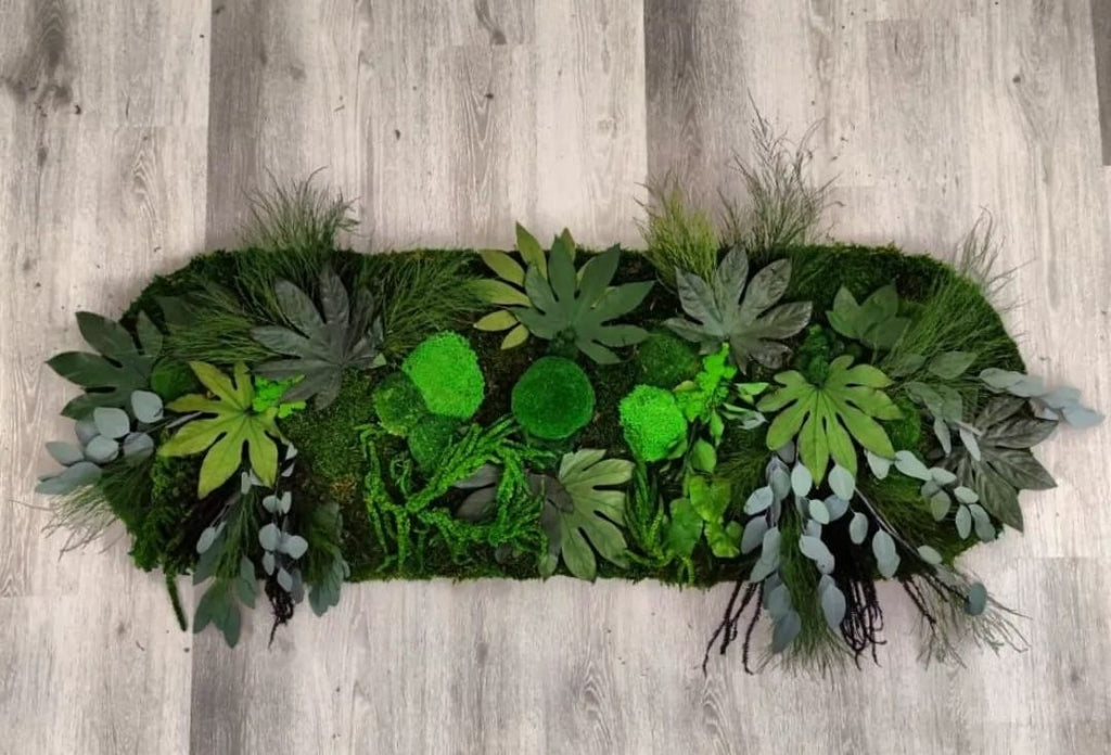 JUNGLE MOSS - quadro unico 150cm x 50cm